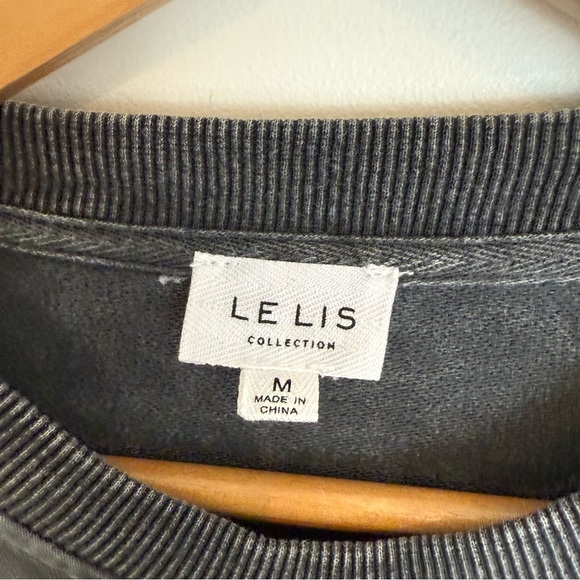 Lelis USA Mineral Wash Crewneck Sweatshirt Sz Medium - Picture 2 of 10